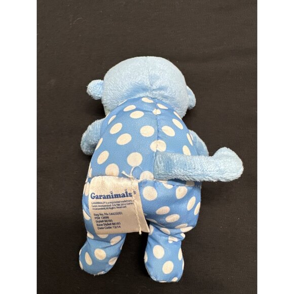 Blue Plush Polka Dot Stuffed Monkey Toy By Prestige Toy Corp & Garanimals - Picture 2 of 5